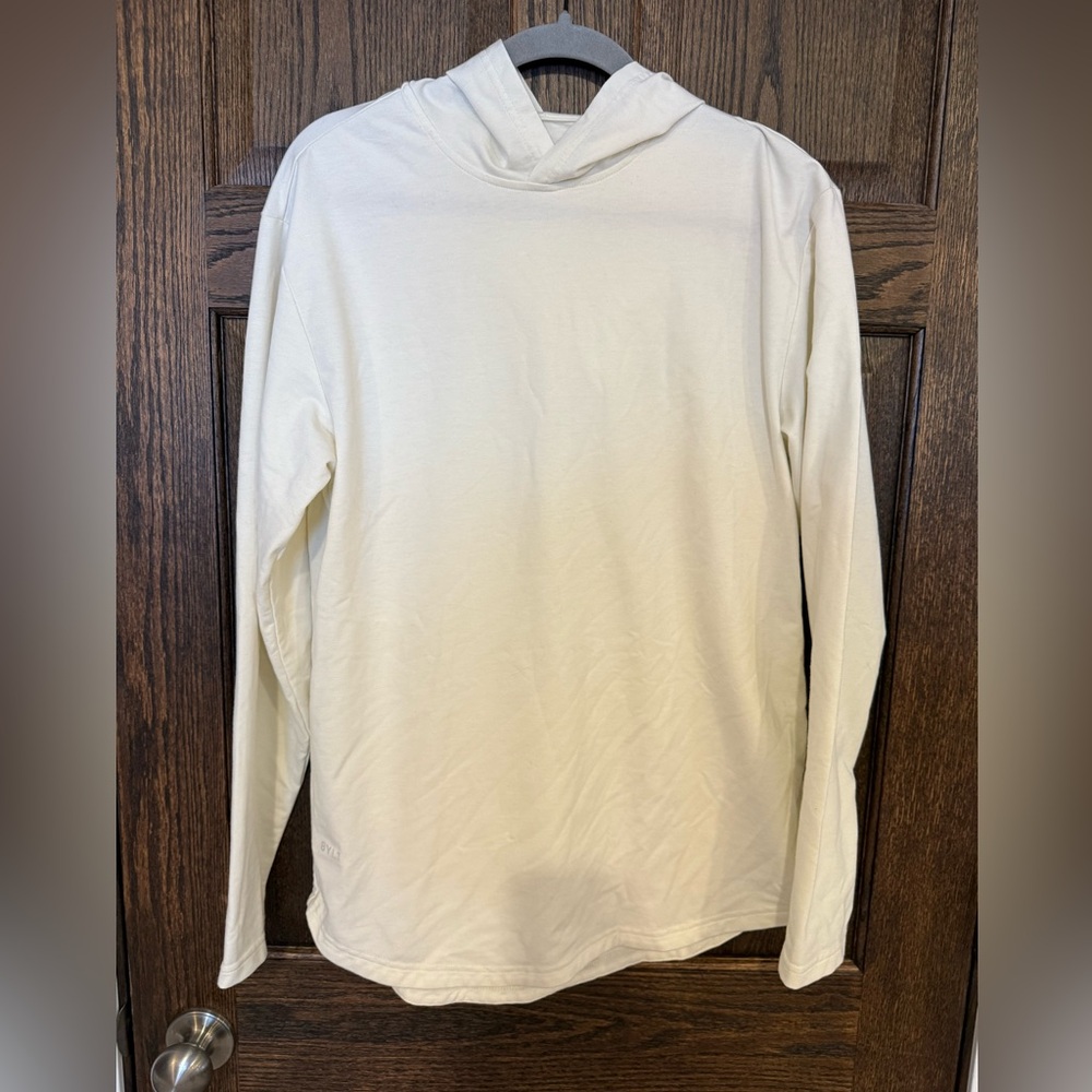 BYLT Basics Ivory White Long Sleeve T-Shirt Hoodie